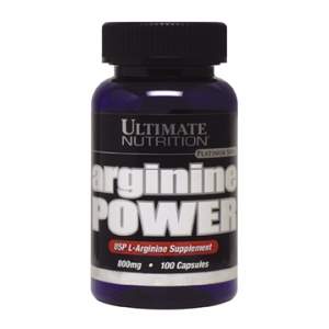 Ultimate nutrition Arginine Power 800 mg 100 капс