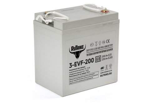Тяговый аккумулятор RuTrike 3-EVF-200 (6V220A/H C3)